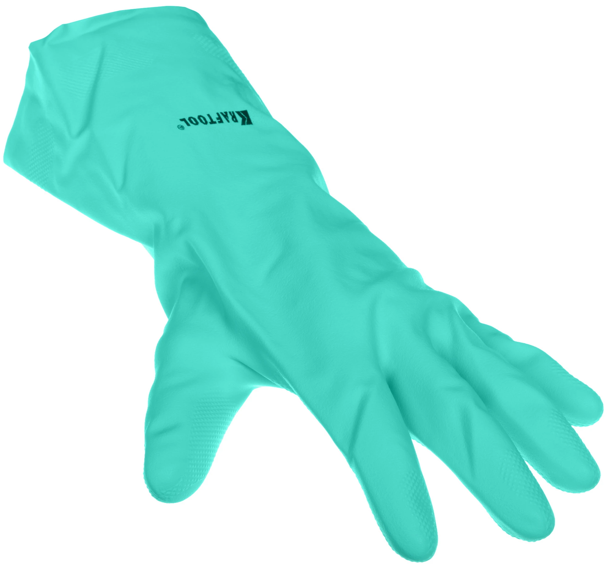 Перчатки нитриловые, повышенной прочности, с х/б напылением, маслобензостойкие XL(10) Nitril Kraftool 11280-XL_z01 - фото