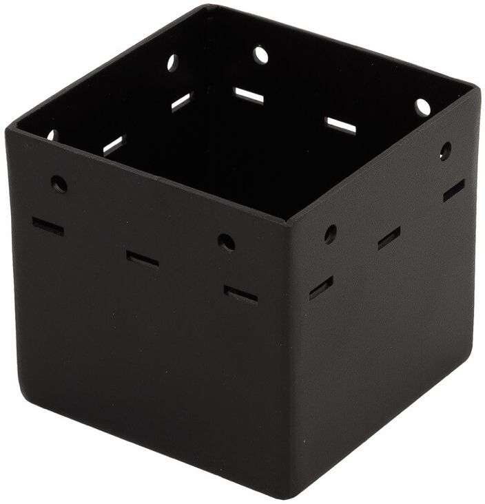 Основание столба узкое декоративное SDP, горячий цинк - фото