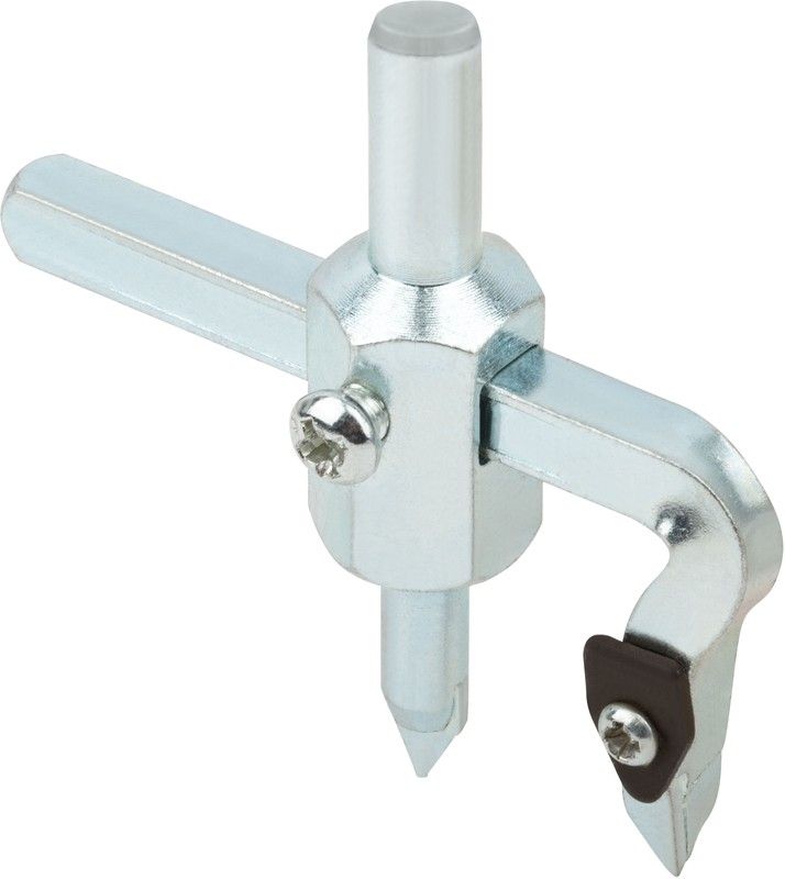 Сверло регулируемое по кафелю "Балеринка" с карбидным резцом 40 - 130 мм ц/х FIT 16532 - фото