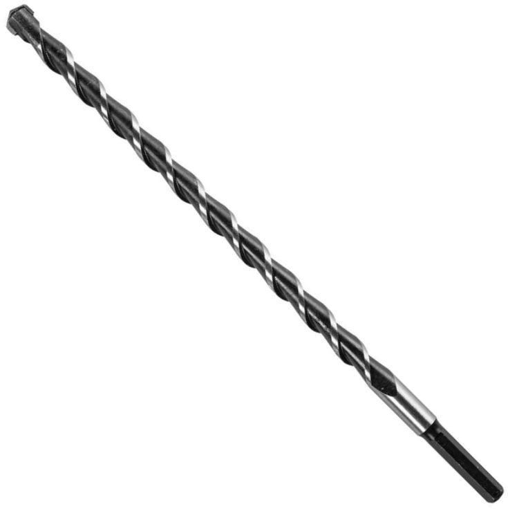 Сверло по бетону 10х120 мм ЗУБР Супер-6 2916-120-10_z01, шестигранный хвостовик - фото
