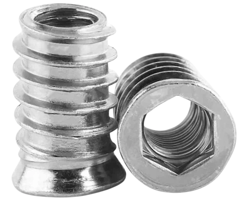 Втулка резьбовая 312 A0, потайной фланец - фото