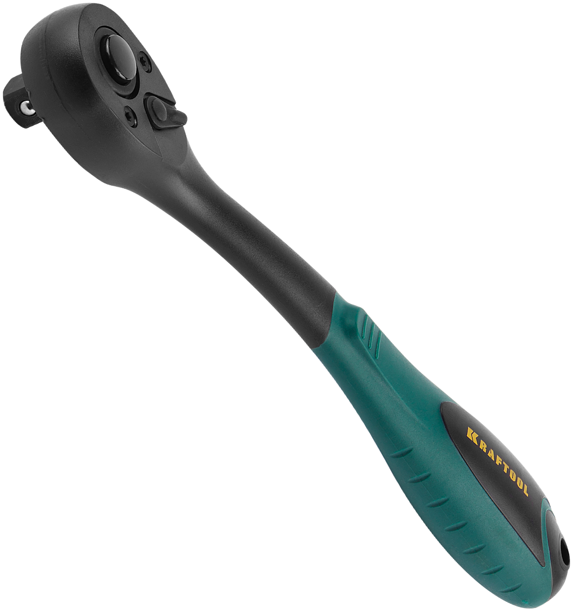 Рукоятка трещоточная изогнутая 1/2", 72 зубца Kraftool Expert 27796-1/2_z02 - фото