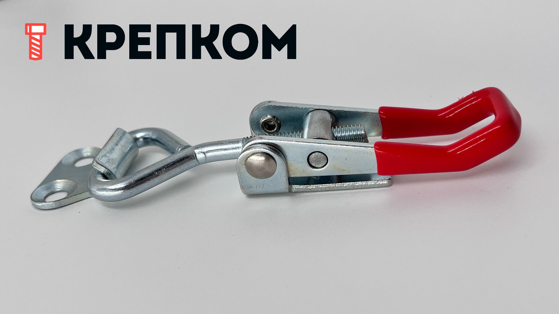 Замок регулируемый натяжной L=35-49 мм, нагрузка 102 кг, 5112, оцинкованная сталь - фото