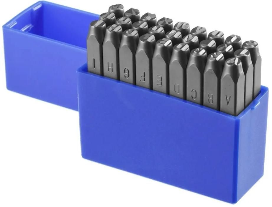 Набор клейм буквенных латиница (A - Z) 8 мм ЗУБР 21505-08_z01, сталь - фото