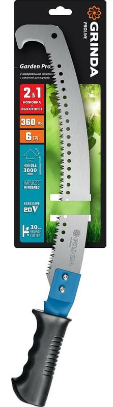 Ножовка ручная и штанговая 360 мм Garden Pro Grinda 42444 - фото