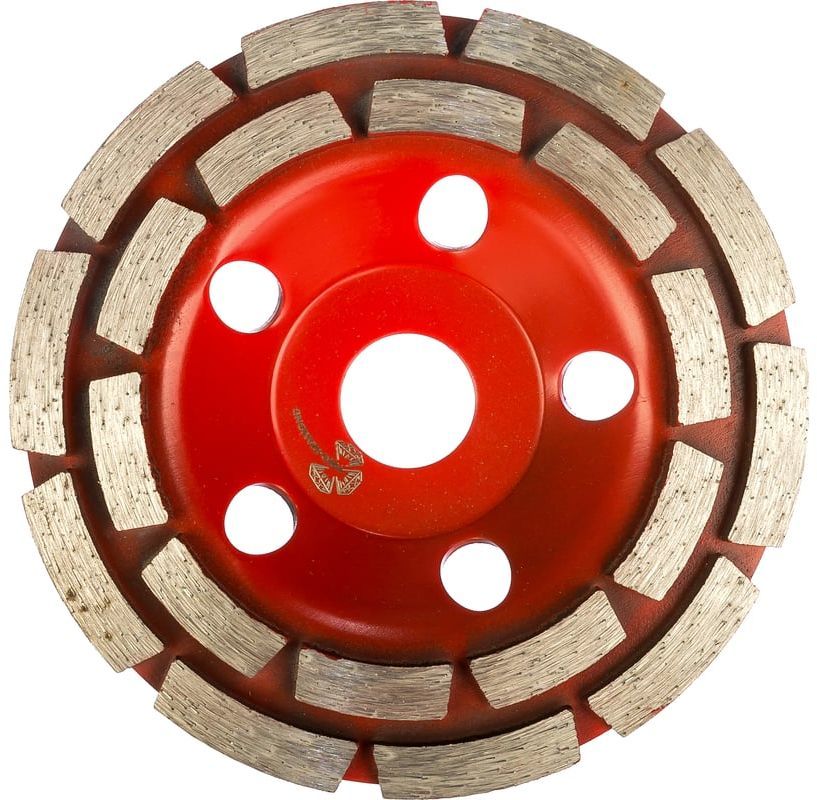 Чашка сегментная двухрядная алмазная 125х22,2 мм Trio-Diamond TCW153 - фото