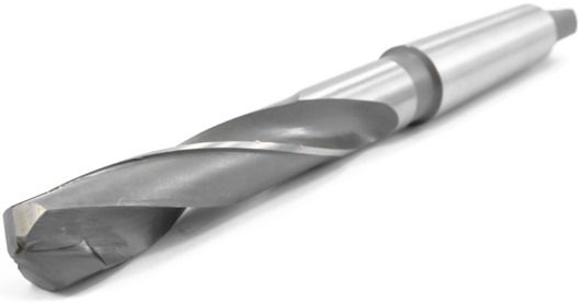 Сверло по металлу удлиненное с коническим хвостовиком 27,5х365/230 мм, КМ4 с пластиной ВК8 РИ - фото