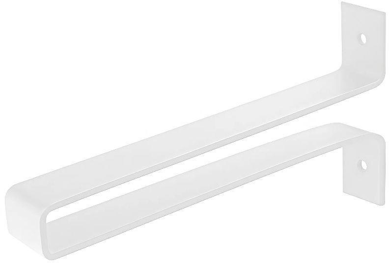 Кронштейн для полок 200 мм Домарт LOFT модель 8, белый/черный - фото