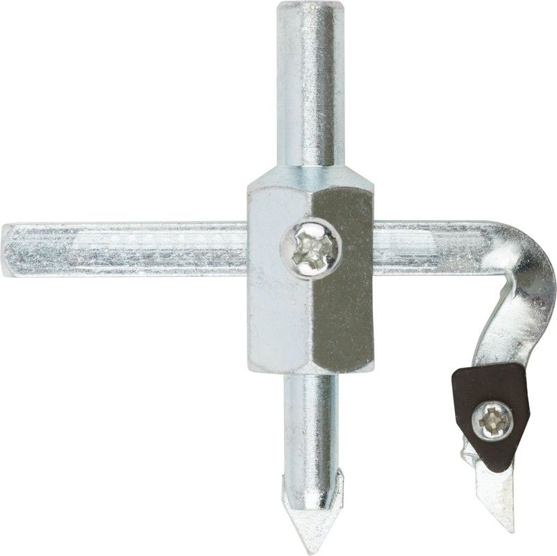 Сверло регулируемое по кафелю "Балеринка" с карбидным резцом 40 - 130 мм ц/х FIT 16532 - фото