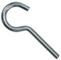 Винт-полукольцо с метрической резьбой М12х140, оцинкованная сталь Винт-полукольцо с метрической резьбой М12х140, оцинкованная сталь