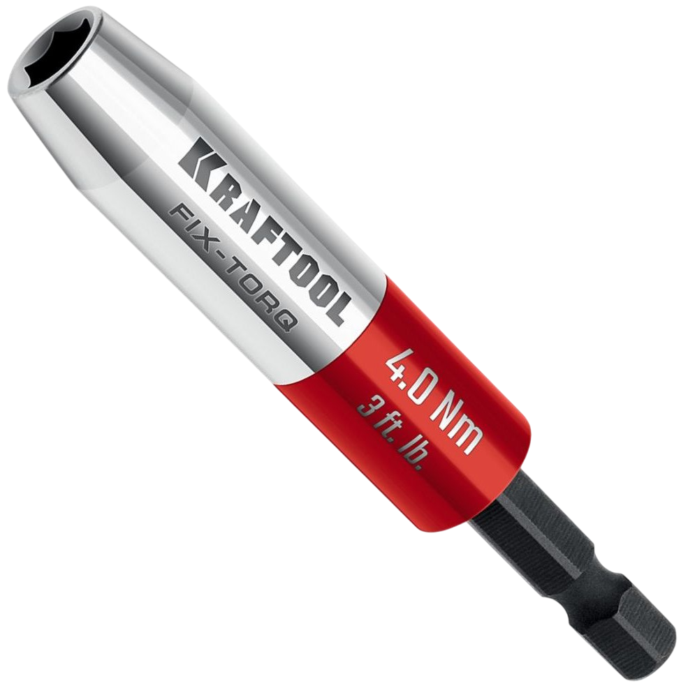 Адаптер для бит динамометрический 4 Нм Kraftool FIX-TORQ 64035-4.0 - фото