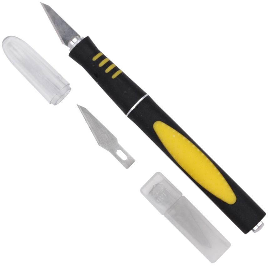 Нож перовой макетный FIT 10487, 5 лезвий - фото