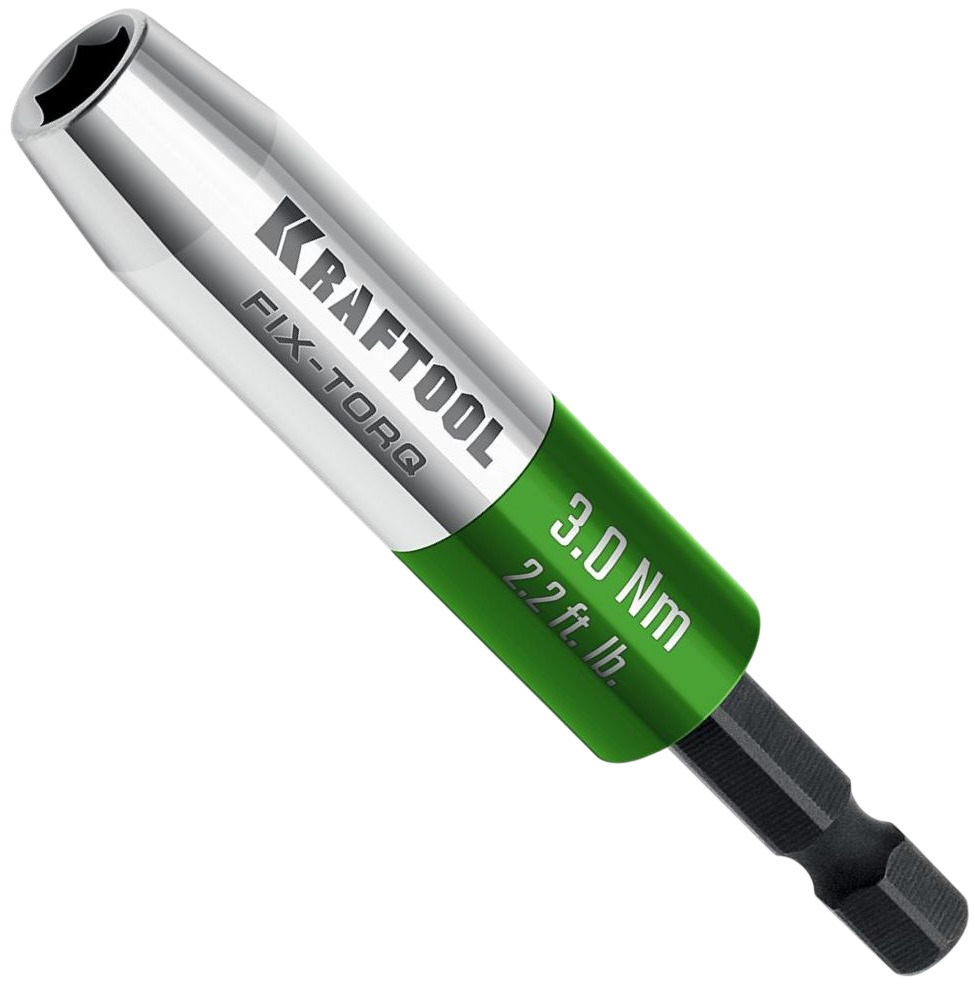 Адаптер для бит динамометрический 3 Нм Kraftool FIX-TORQ 64035-3.0 - фото