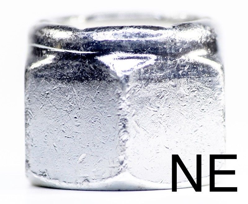 Гайка дюймовая 7/8"-9 UNC с нейлоновой вставкой DIN 985 (NE series), класс прочности 10 (Grade 8), оцинкованная сталь - фото