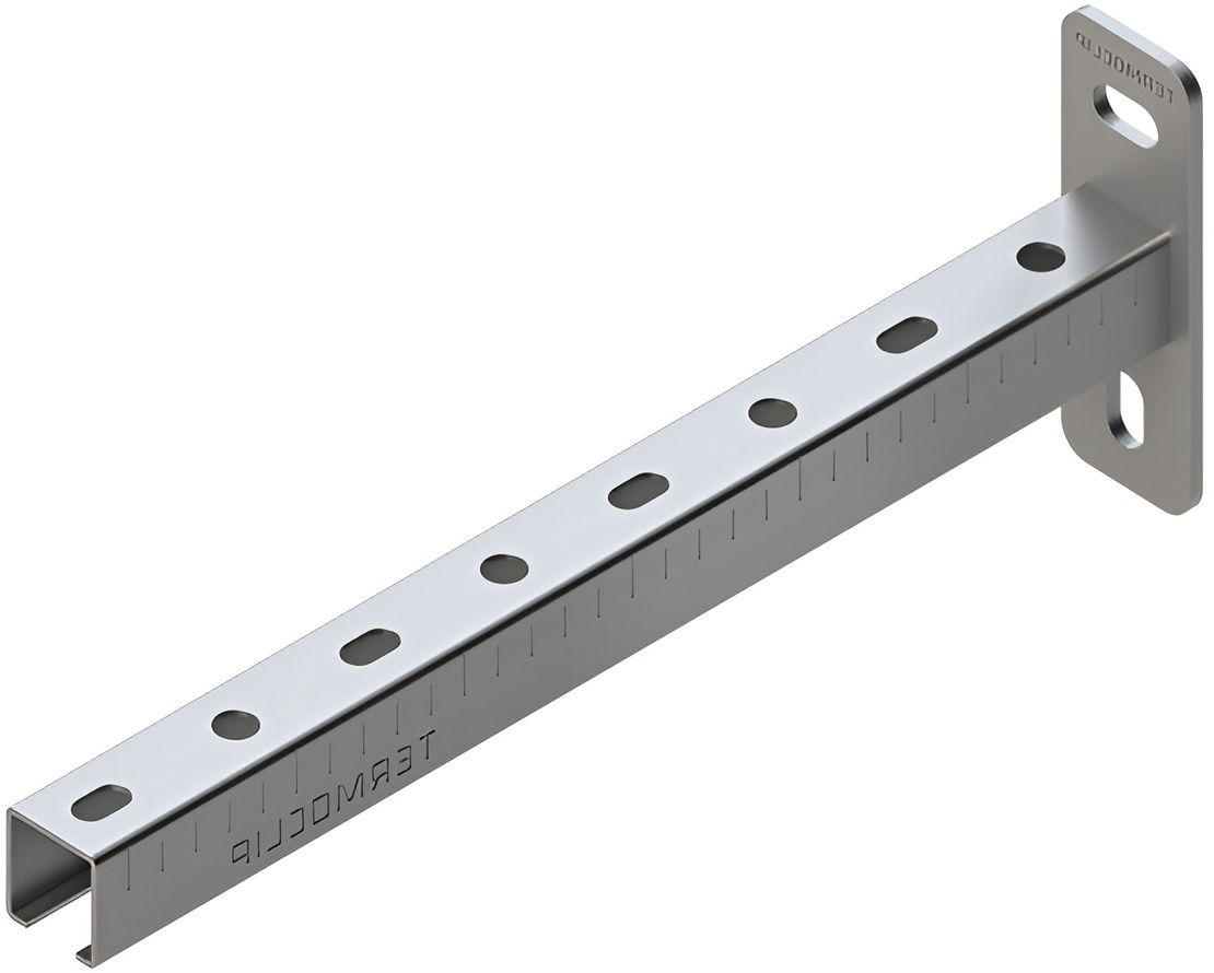 Консоль монтажная 28х30 TERMOCLIP, оцинкованная сталь - фото