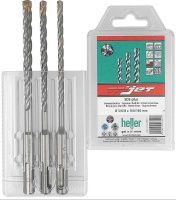 Набор буров по бетону 5, 6, 8 мм длина 160/100 мм с хвостовиком SDS-plus Heller Trijet 26812, 3 предмета Набор буров по бетону 5, 6, 8 мм длина 160/100 мм с хвостовиком SDS-plus Heller Trijet 26812, 3 предмета
