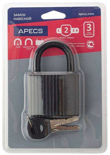 Навесной замок APECS PD-06, чугун - фото