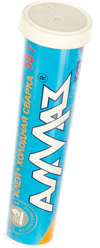Клей холодная сварка для батарей и труб AZ-0140 АЛМАЗ 54876, 58 гр - фото
