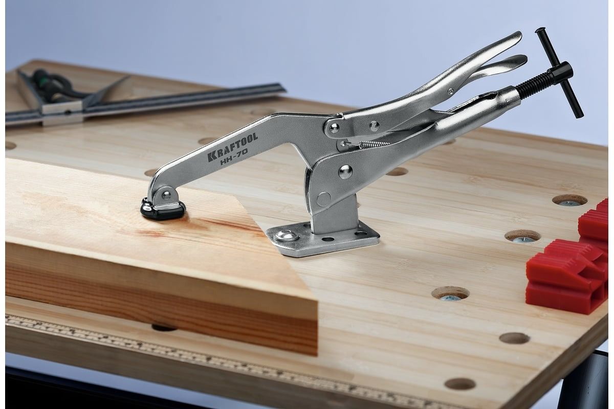Струбцина зажимная горизонтальная HH-70, 92х62 мм Kraftool 32220 - фото