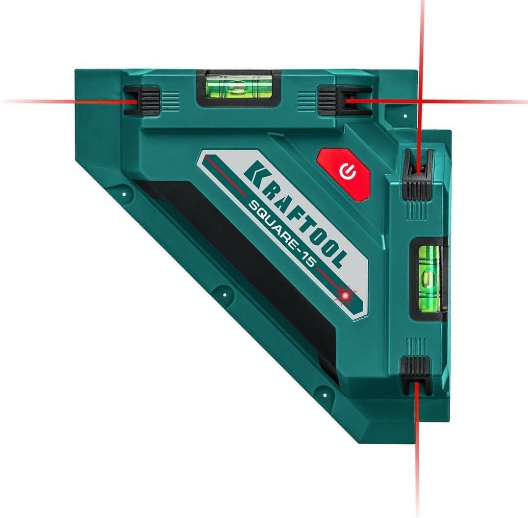 Угольник лазерный для укладки кафеля Kraftool Square-15 34705 - фото