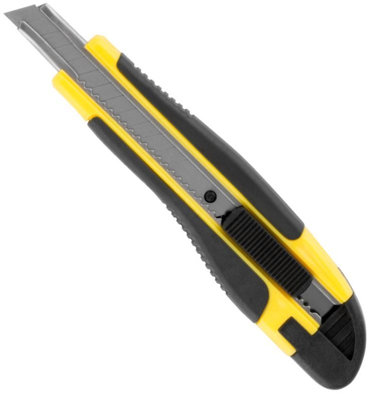 Нож технический с автофиксатором 9 мм FIT 10212 - фото