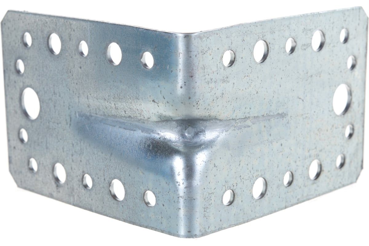 Уголок усиленный 90х90х65х2,0 мм RKPL1 горячий цинк, 20 шт - фото
