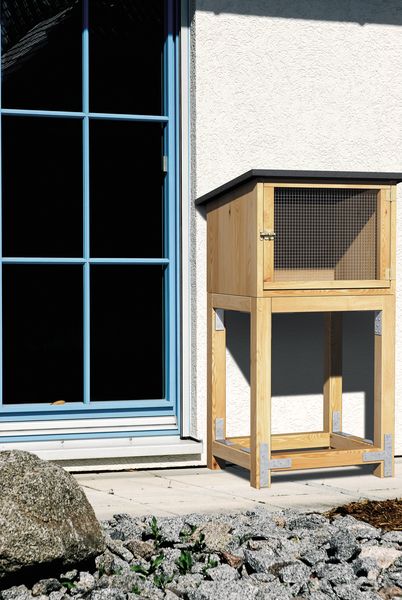 Уголок крепежный мебельный 30х30х30 мм Gah Alberts 361075, нержавеющая сталь - фото