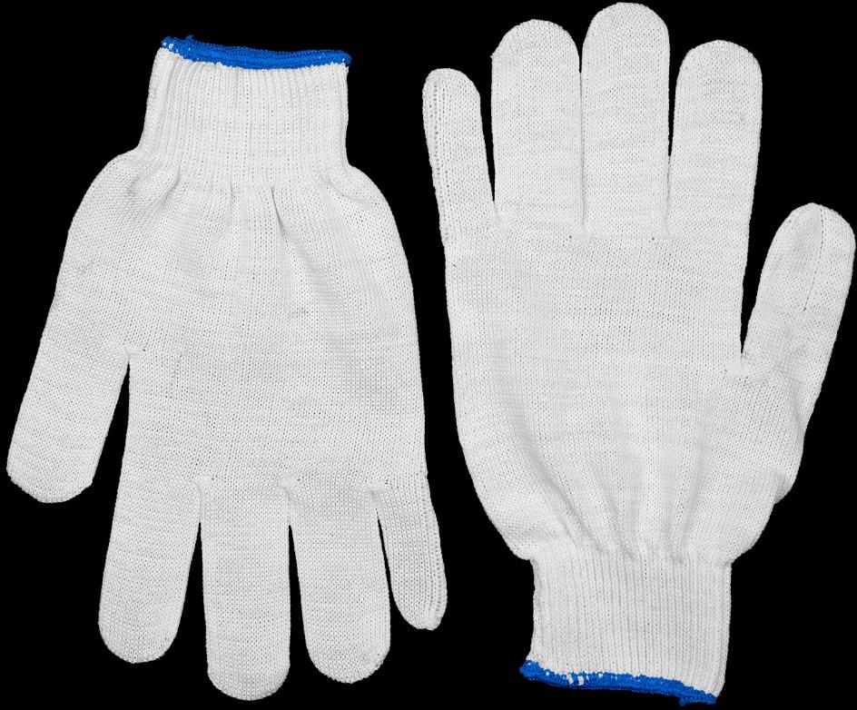 Перчатки хлопчатобумажные без покрытия, 13 класс, L-XL Комфорт ЗУБР PROF 11450-XL - фото