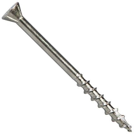 Шуруп для террасной доски с уменьшенной потайной головкой 60°, нержавеющая сталь А2 - фото