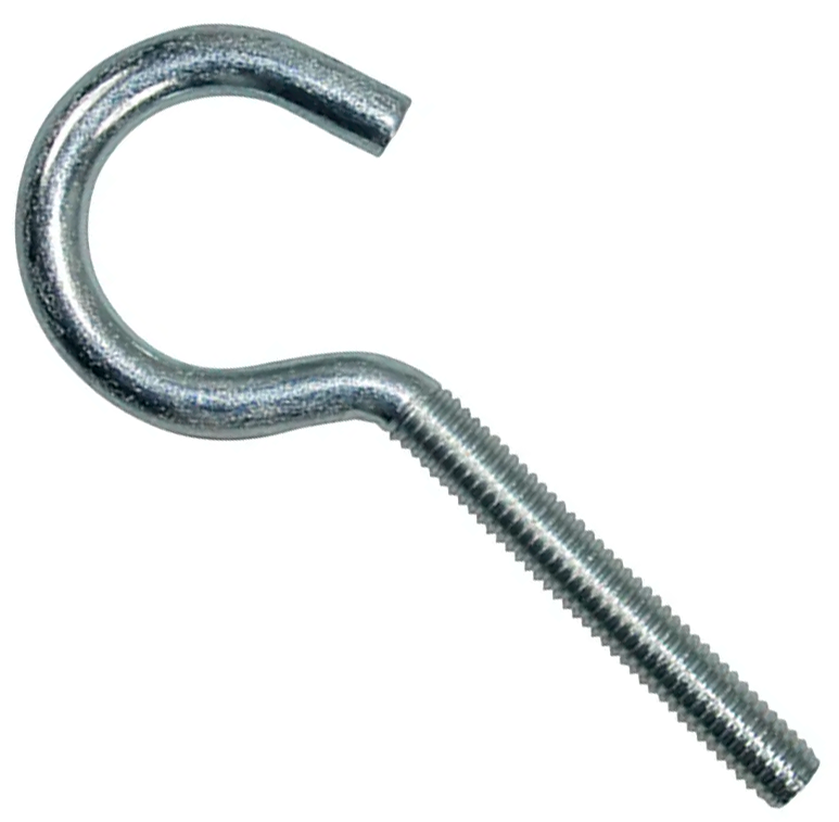 Винт-полукольцо с метрической резьбой М12х140, оцинкованная сталь - фото