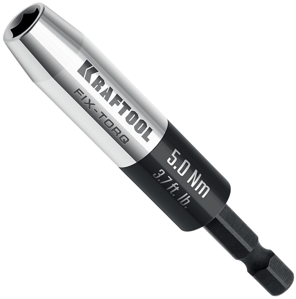 Адаптер для бит динамометрический 5 Нм Kraftool FIX-TORQ 64035-5.0 - фото