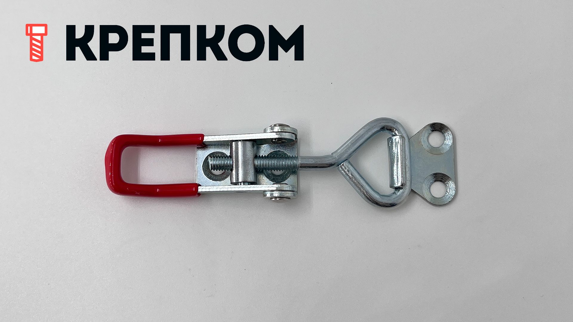 Замок регулируемый натяжной L=35-49 мм, нагрузка 102 кг, 5112, оцинкованная сталь - фото