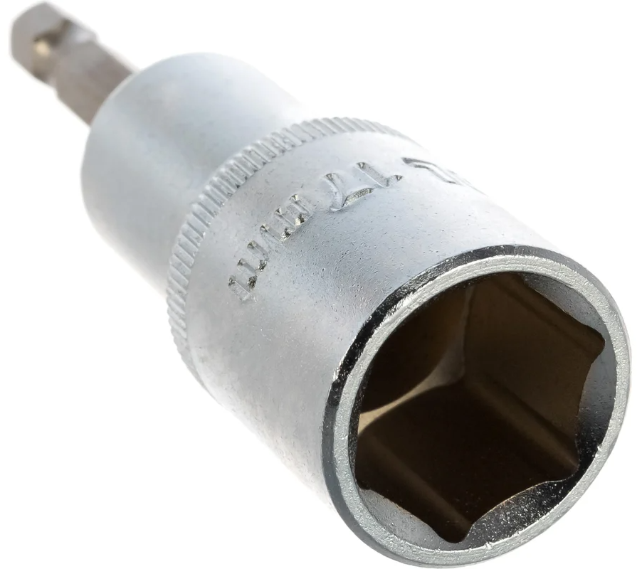 Бита с торцевой головкой 17 мм, удлиненная Kraftool 26396-17, хромованадиевая сталь - фото