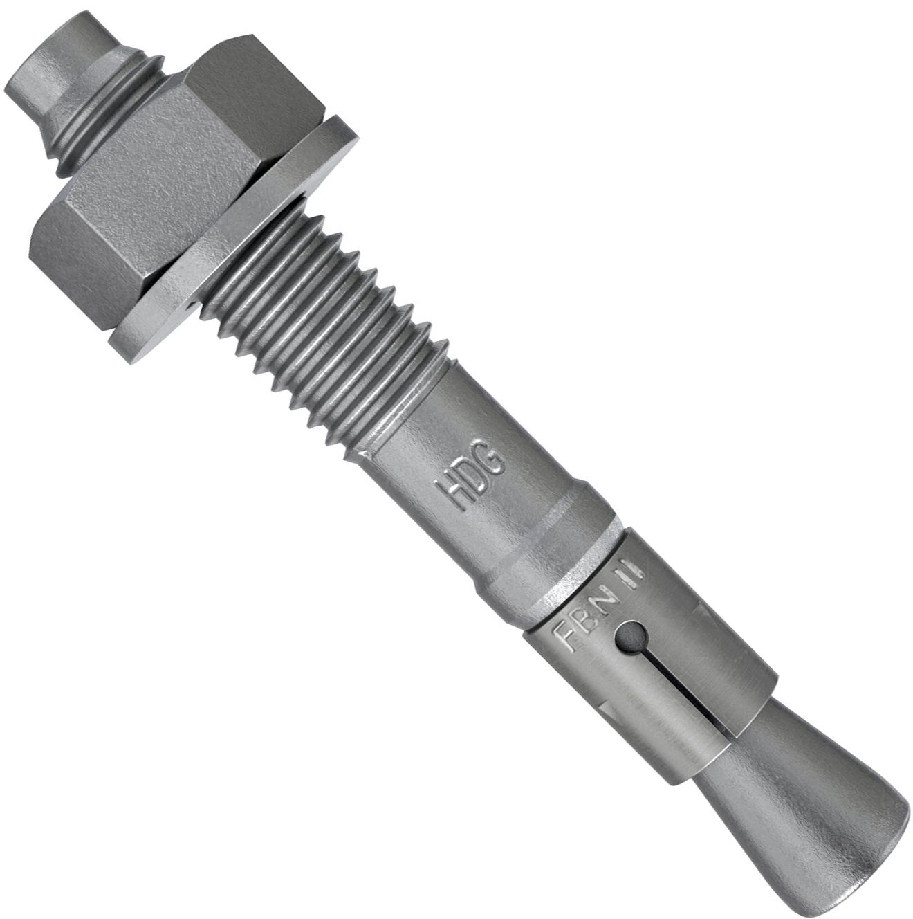 Анкер укороченный с гайкой 12/5 Fischer FBN II K FVZ 508014, горячий цинк - фото