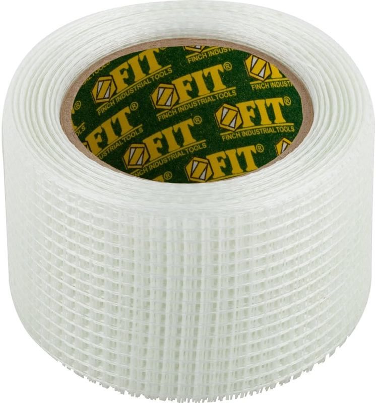 Лента клейкая стеклотканевая серпянка узкая FIT - фото