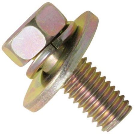 Болт шестигранный М6х1х12 мм с шайбами SN-10185 - фото