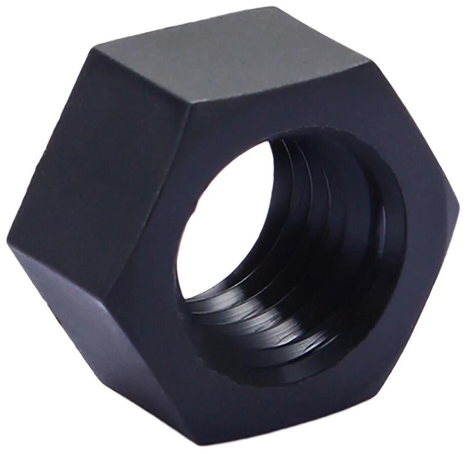 Гайка шестигранная М3 DIN 934, полиамид черная - фото