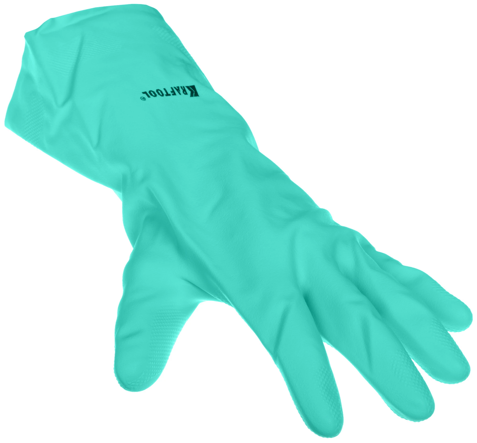 Перчатки нитриловые, повышенной прочности, с х/б напылением, маслобензостойкие XXL Nitril Kraftool 11280-XXL_z01 - фото