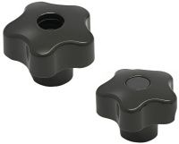 Ручка звездообразная с внутренней резьбой U71, пластик Ручка звездообразная с внутренней резьбой U71, пластик