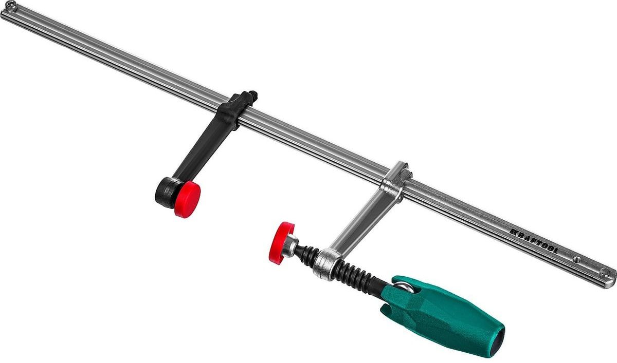 Струбцина универсальная UF-400/8, 80х400 мм, тип F, Kraftool 32018-080-400 - фото