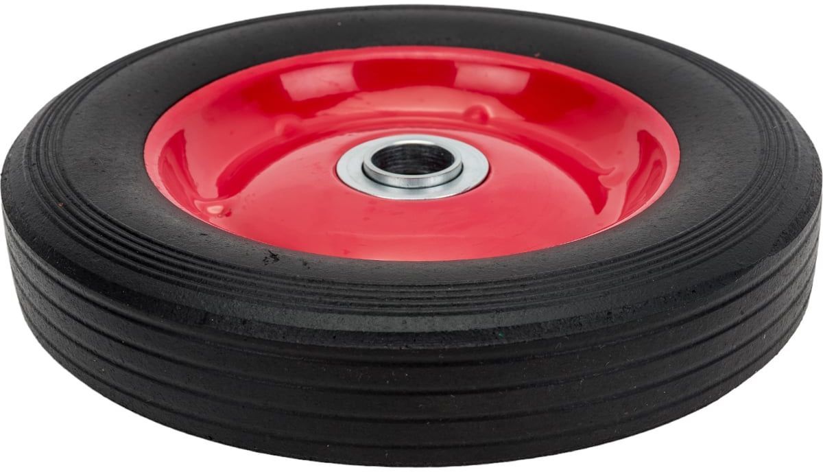 Колесо литое резиновое с несимметричной ступицей 200 мм SR1500 - фото