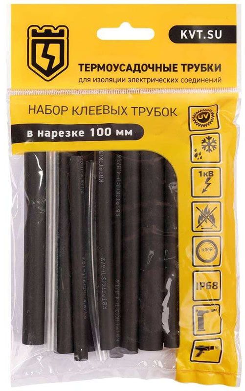 Набор термоусадочных трубок 3/1  "Гермокомплект", KBT 89786 - фото