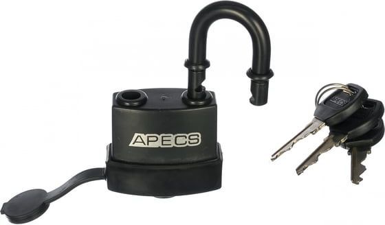 Замок навесной влагостойкий APECS PDR-50, чугун - фото