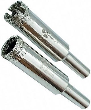 Коронка алмазная по керамике 10 мм Trio-Diamond 400010, в упаковке, 2 шт - фото