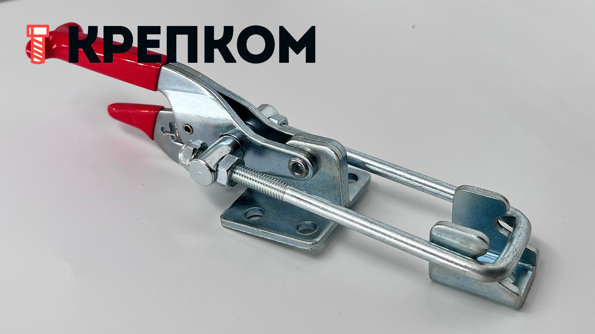 Замок регулируемый натяжной L=159-179 мм, нагрузка 220 кг, (544), оцинкованная сталь - фото