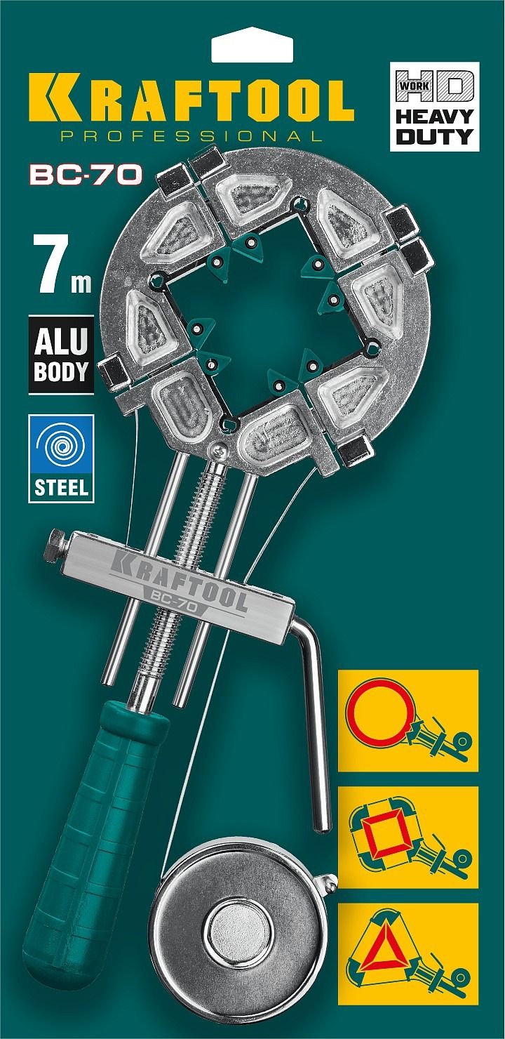 Струбцина ременная ВС-70, 7 м Kraftool 32207-2 - фото