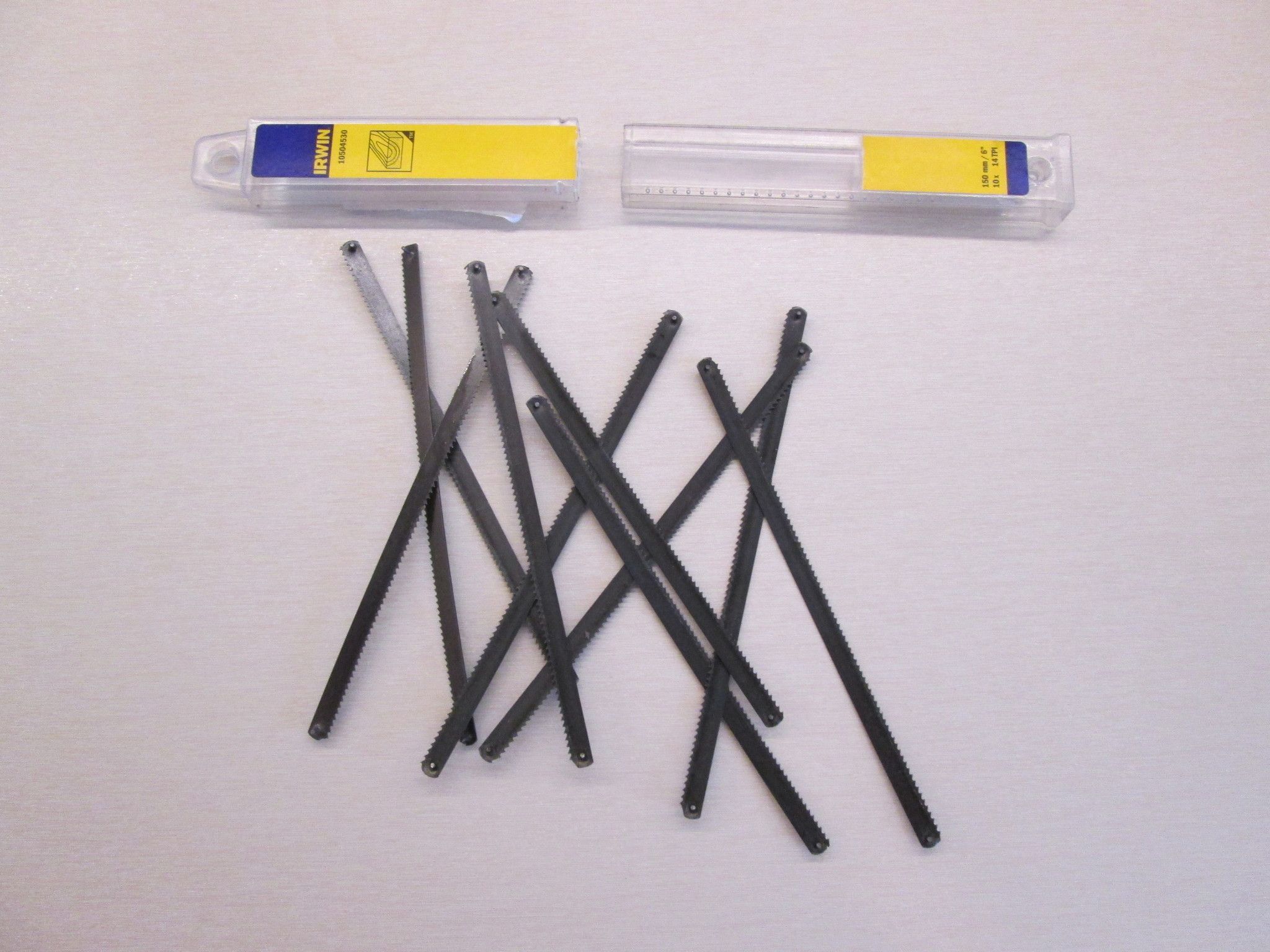 Полотно по дереву 150 мм 14 TPI IRWIN Junior 10504530, 10 шт - фото