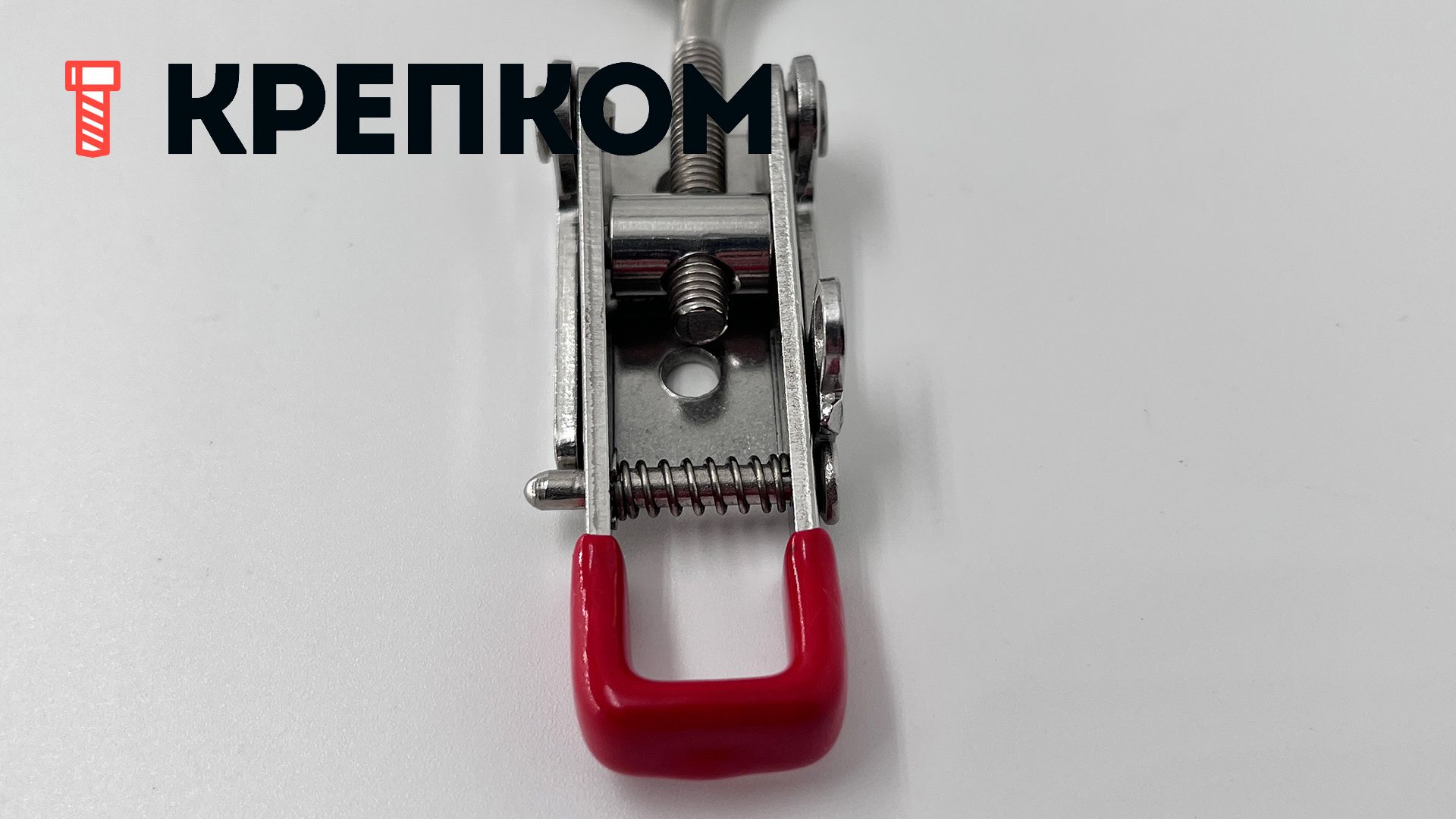 Замок регулируемый натяжной L=79-93 мм, нагрузка 102 кг, 5123C, нержавеющая сталь А2 - фото