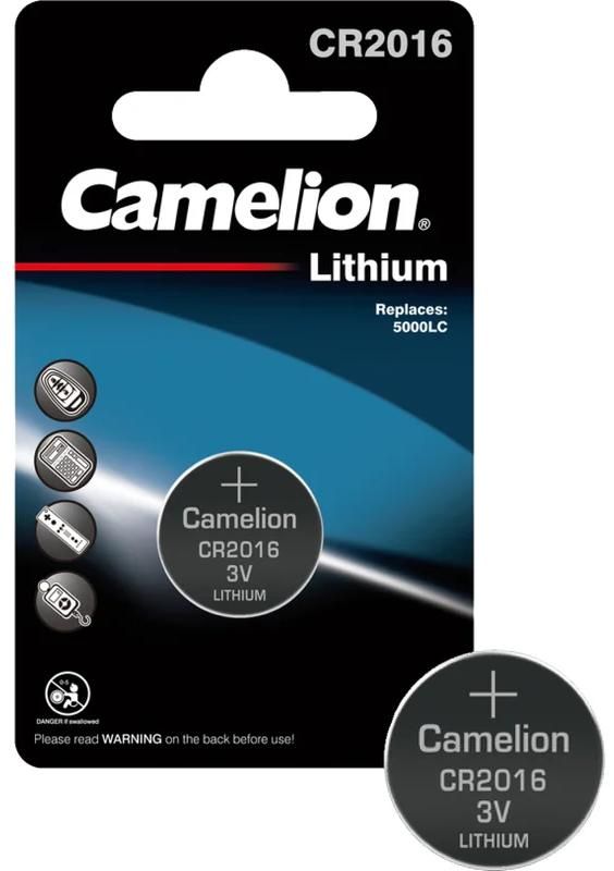 Батарейка Camelion CR2016 BL5 20752 - фото