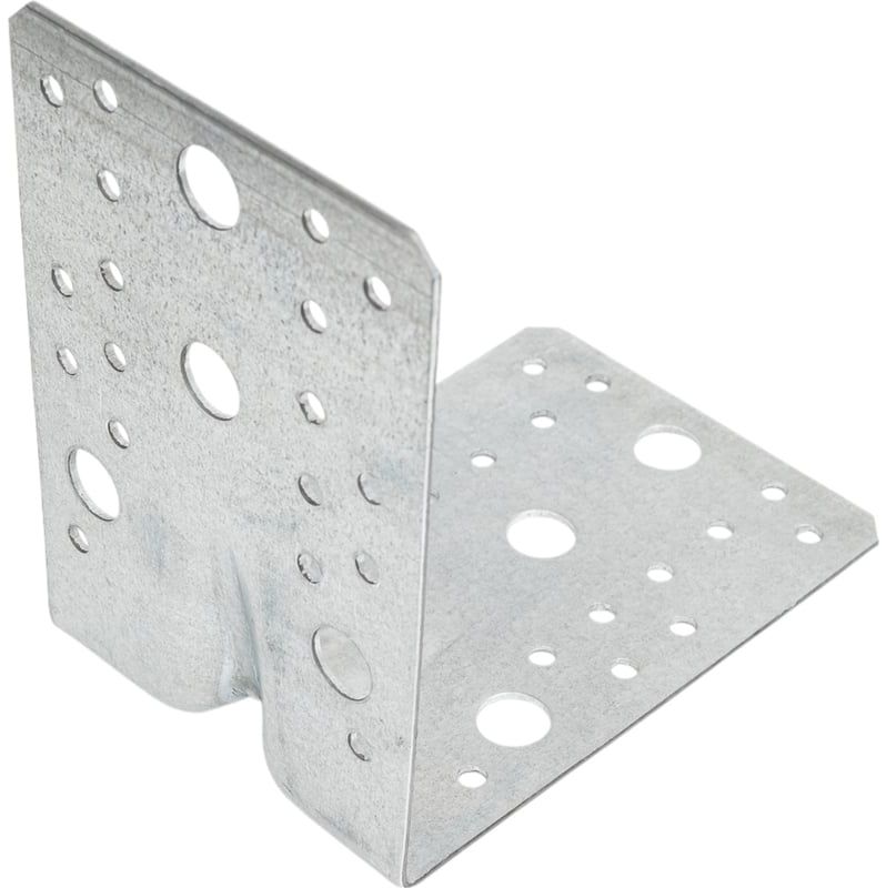Уголок усиленный 130х130х90х2,0 мм RKPL7 горячий цинк, 20 шт - фото